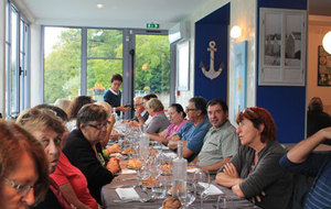 Voyage 2016 Un repas bien mérité au bord du lac de Silan 