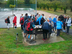 Voyage 2017 Casse croute à Limony
