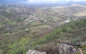 2018-11-09 Vue sur Uzer depuis l'endroit du pique nique.