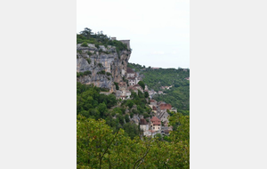 Le 06/08/2019 Vue sur Rocamadour.