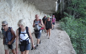 Le 08/08/2019 Le chemin de halage en bordure du Lot
