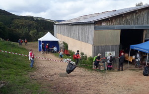 Arrivée au 3 ième relais, à proximité de Dovezy.