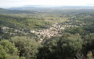 Saint Montan depuis La Peynère.