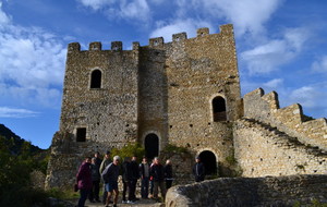 Visite du château de Saint Montan