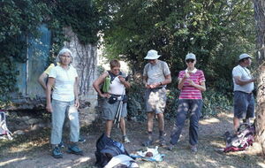 09-09-2020 Pause en bordure de la Cosanne à Sampigny Les Maranges