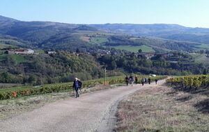 La grimpette après Ternand.