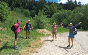 Echauffement de marche nordique