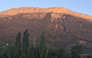 Montagne de Céüse vue du gîte