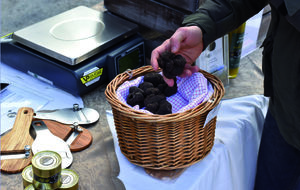Visite du marché aux truffes à Richerenches Vaucluse